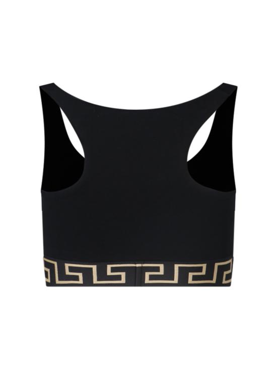 24FW 베르사체 민소매 티셔츠 1015880 1A11143 1B000 Black - VERSACE