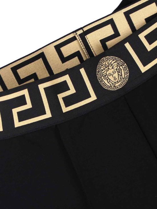 24FW 베르사체 스트레이트 팬츠 1016402 1A11143 1B000 Black - VERSACE