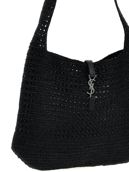 26SS 생로랑 LE 5 A 7 마크라메 미디엄백 778827GAAEN1000 Black - SAINT LAURENT