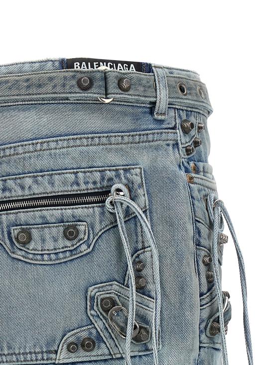 25FW 발렌시아가 데님 스커트 764534TDW144016 - BALENCIAGA