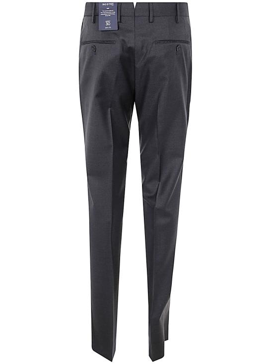  인코텍스 수트 팬츠 1T0035 1393C 930 ANTHRACITE - INCOTEX