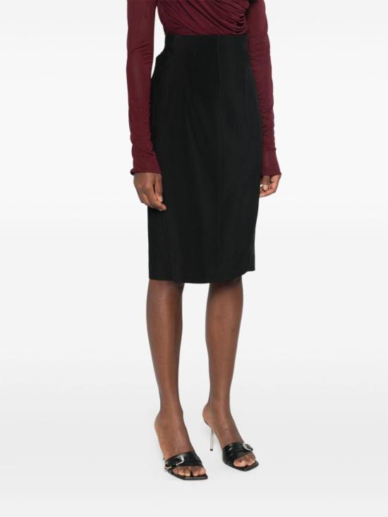  뮈글러 미디 스커트 24F1JU0542182 1999 BLACK - MUGLER