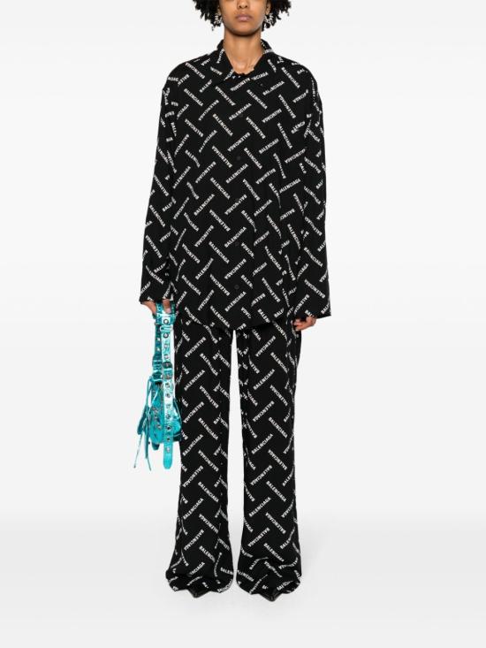 24FW 발렌시아가 셔츠 681631 TPLA51070 Black - BALENCIAGA