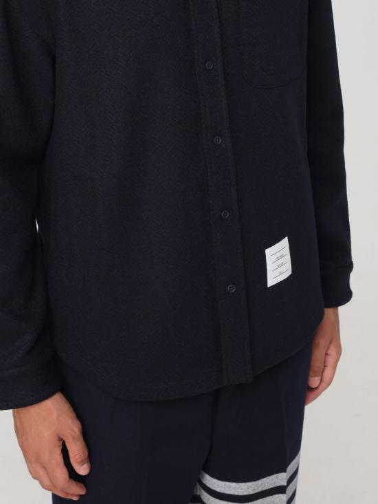 25FW 톰브라운 긴팔 셔츠 MJT495AJ0160 415 Blue - THOM BROWNE