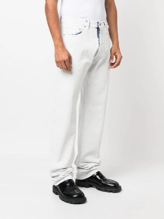  마르지엘라 스트레이트 팬츠 SI1LA0002S30561 967 WHITE PAINT - MAISON MARGIELA