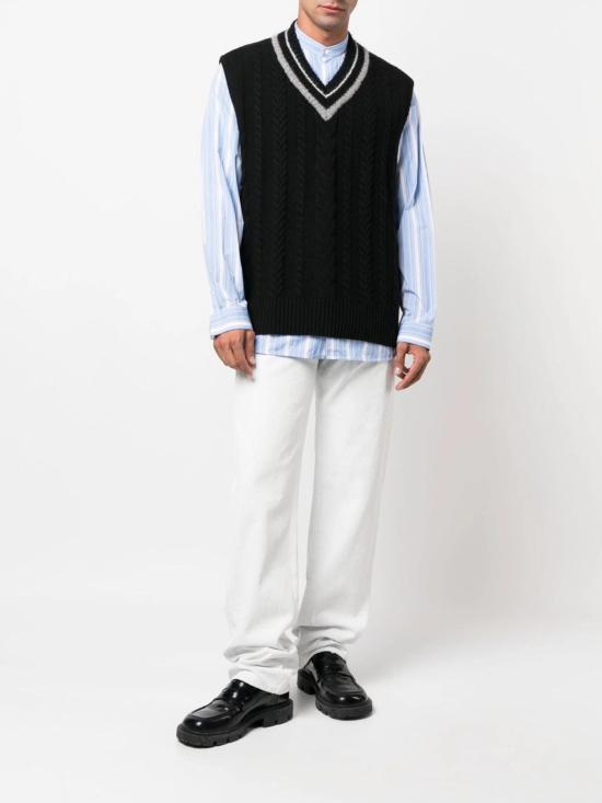  마르지엘라 스트레이트 팬츠 SI1LA0002S30561 967 WHITE PAINT - MAISON MARGIELA