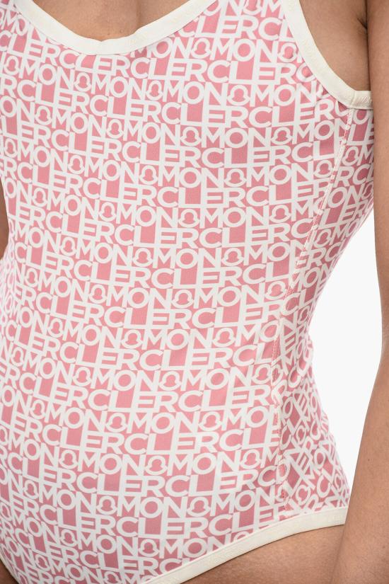  몽클레어 원피스 수영복 8N0000589A0Y519 Bianco Rosa - MONCLER