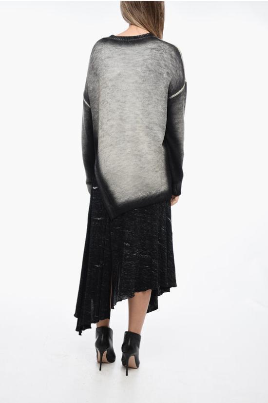  디젤 롱 원피스 A11160 0BIAF 9BX Nero Grigio - DIESEL