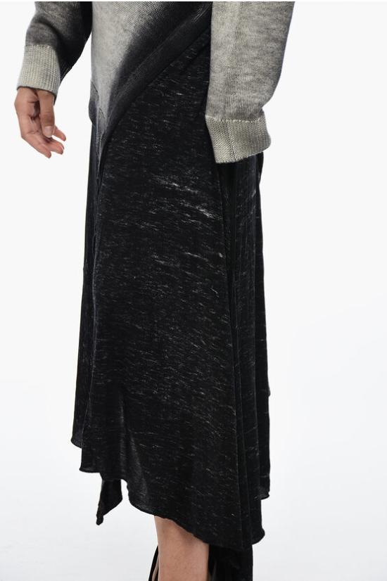  디젤 롱 원피스 A11160 0BIAF 9BX Nero Grigio - DIESEL