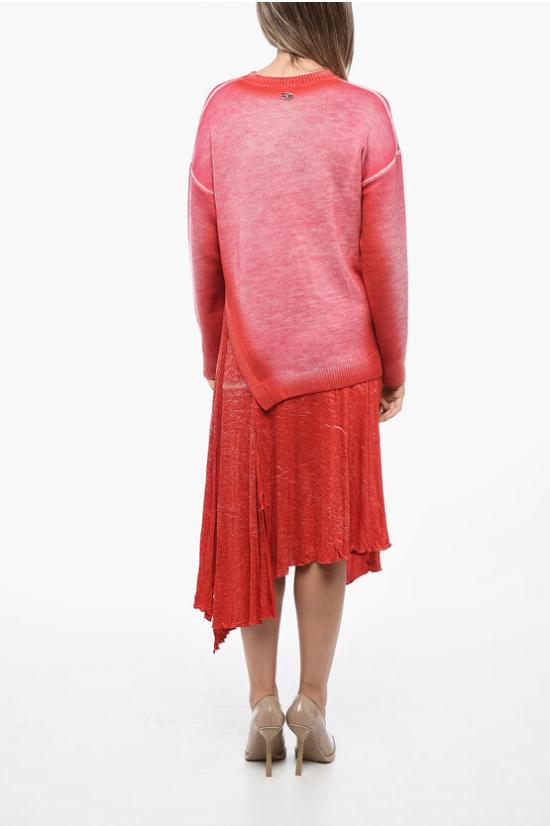  디젤 미디 원피스 A11160 0BIAF 3CX Rosa Rosso - DIESEL