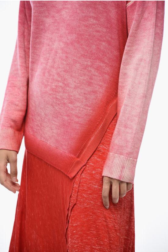  디젤 미디 원피스 A11160 0BIAF 3CX Rosa Rosso - DIESEL