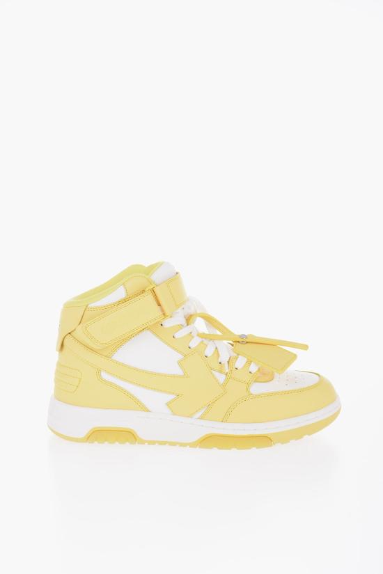  오프화이트 스니커즈 OMIA259S23LEA0011801 Yellow - OFF WHITE