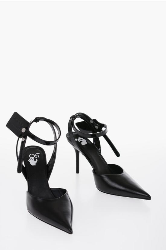  오프화이트 힐/펌프스 OWII007F22LEA0021010 Black