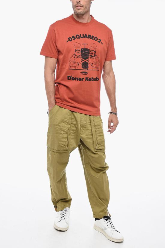  디스퀘어드2 반팔 티셔츠 S71GD1203 S22427 206 Orange - DSQUARED2