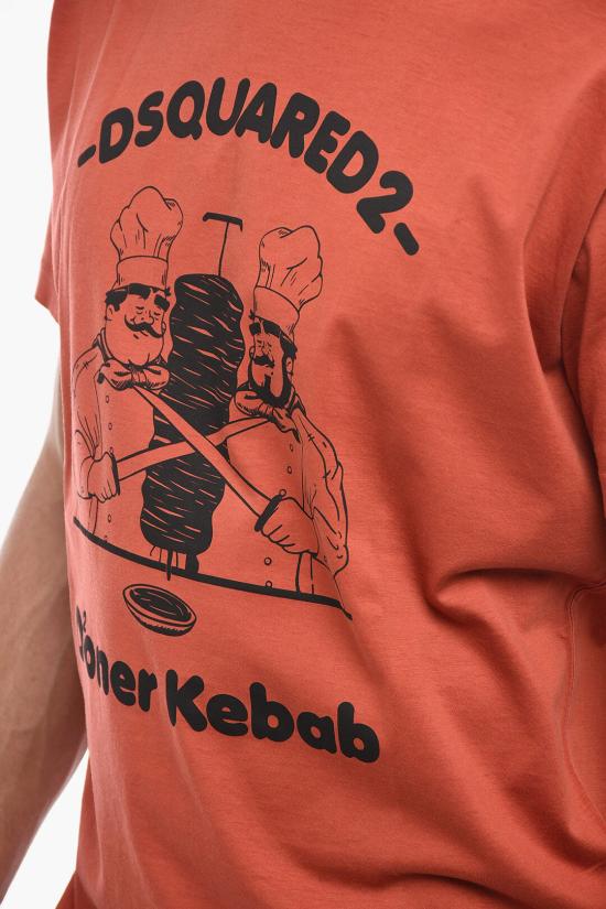  디스퀘어드2 반팔 티셔츠 S71GD1203 S22427 206 Orange - DSQUARED2