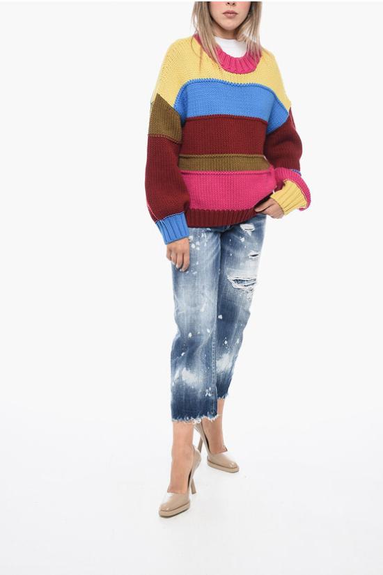  디스퀘어드2 스웨터 S72HA1093 S18075 961 Multicolor - DSQUARED2