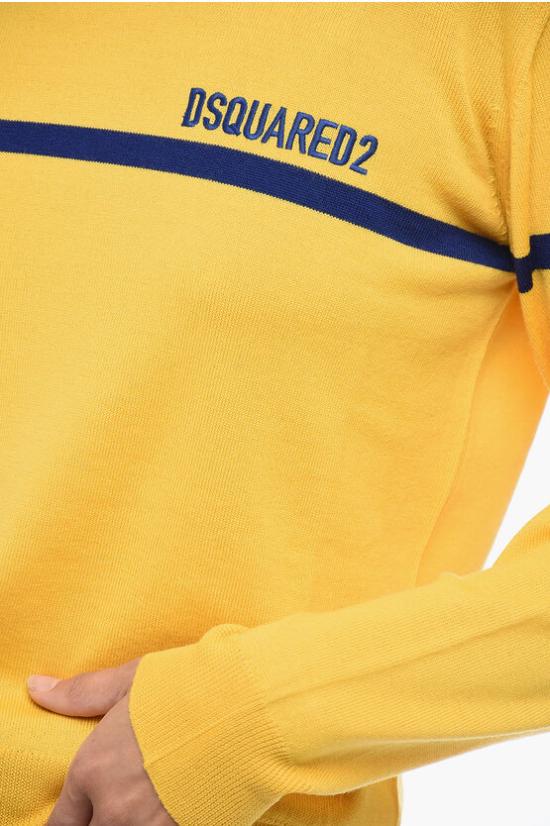  디스퀘어드2 스웨터 S72HA1113 S17435 965 Yellow - DSQUARED2