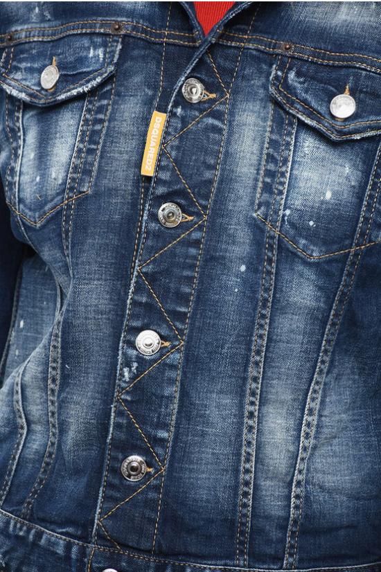  디스퀘어드2 데님 자켓 S80AM0025 S30342 470 Blue - DSQUARED2