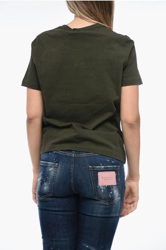  디스퀘어드2 반팔 티셔츠 S75GD0309 S22507 697 Military Green - DSQUARED2