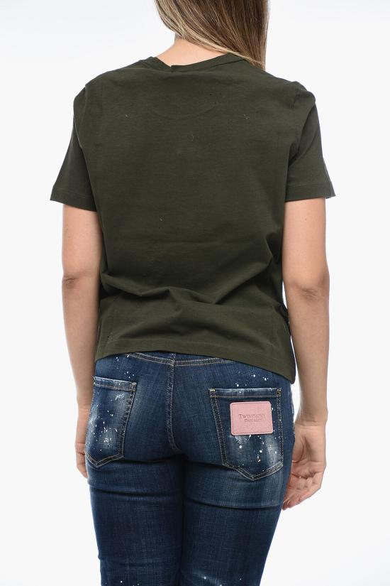  디스퀘어드2 반팔 티셔츠 S75GD0309 S22507 697 Military Green - DSQUARED2