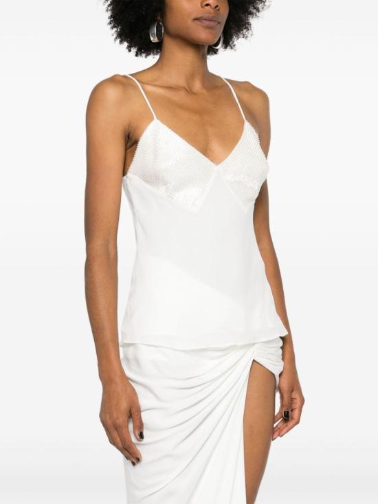 24FW 막스마라 민소매 티셔츠 2421166016600 OPACHE001 - MAX MARA