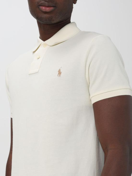 25FW 폴로 랄프로렌 폴로 티셔츠 710536856417 Cream - POLO RALPH LAUREN