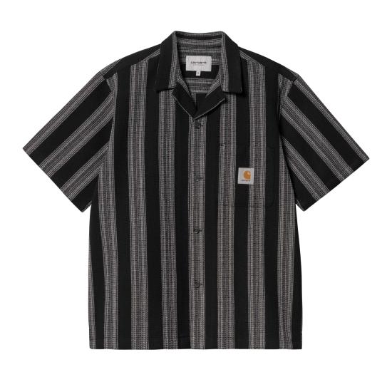 24FW 칼하트 셔츠 I033687 2A3XX DODSON STRIPE BLACK