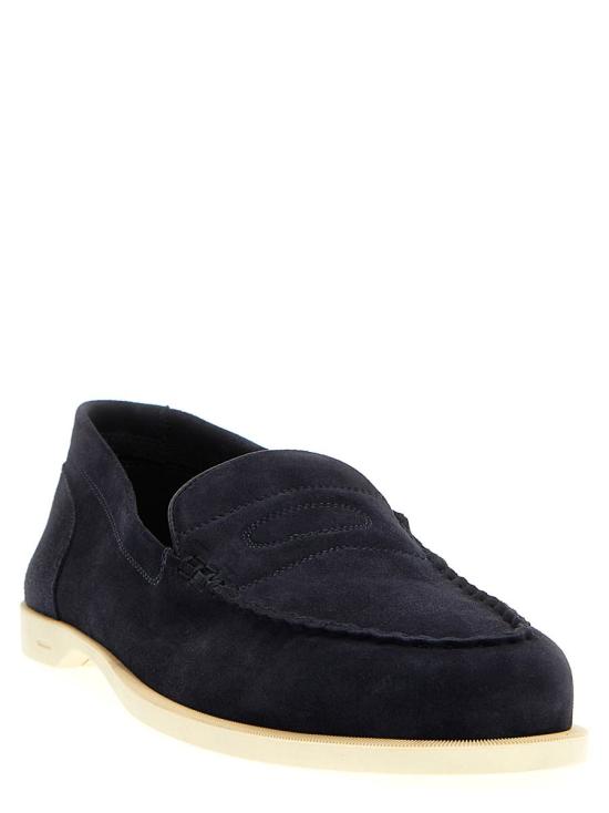  존롭 로퍼 B0222FLNAVY BLUE - JOHN LOBB