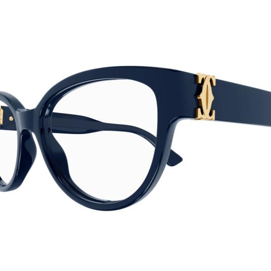  까르띠에 선글라스 CT0450O 003 BLUE BLUE TRANSPARENT