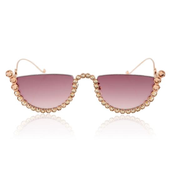  안나 카린 클라슨 선글라스 HALF MOON ROSE GOLD - ANNA KARIN KARLSSON