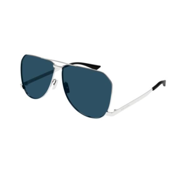  생로랑 선글라스 SL 690 DUST 003 SILVER SILVER BLUE - SAINT LAURENT