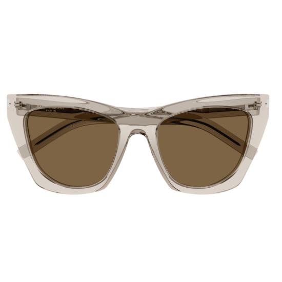  생로랑 선글라스 SL 214 KATE 032 BEIGE BEIGE BROWN - SAINT LAURENT