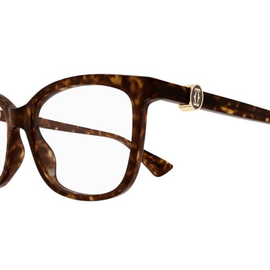  까르띠에 선글라스 CT0493O 002 HAVANA HAVANA TRANSPA - CARTIER