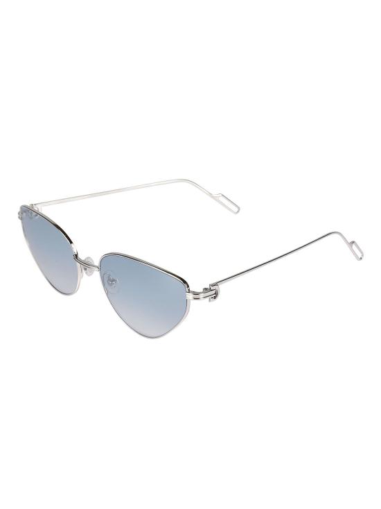  까르띠에 선글라스 CT0155S 006 SILVER SILVER BLUE - CARTIER