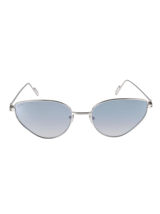  까르띠에 선글라스 CT0155S 006 SILVER SILVER BLUE - CARTIER