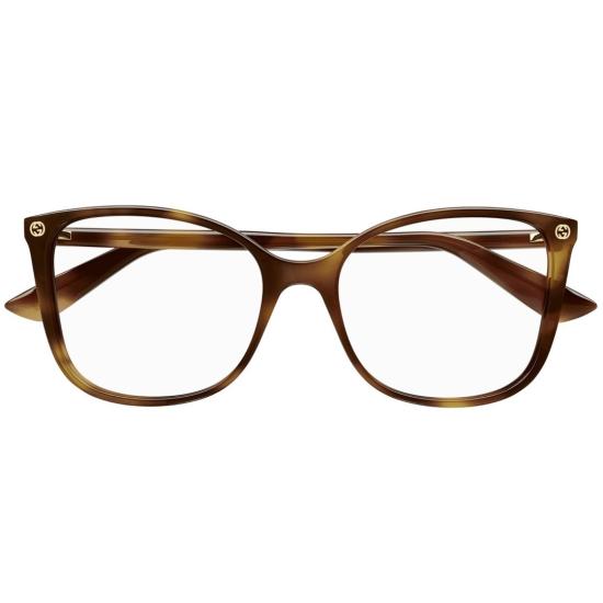  구찌 선글라스 GG0026O 002 HAVANA HAVANA TRANSPARENT - GUCCI