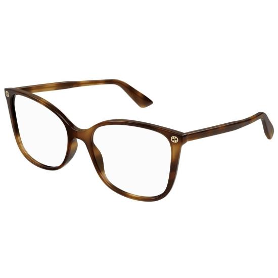  구찌 선글라스 GG0026O 002 HAVANA HAVANA TRANSPARENT - GUCCI