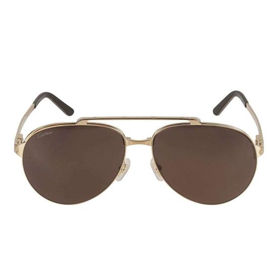  까르띠에 선글라스 CT0354S 001 GOLD GOLD GREY - CARTIER