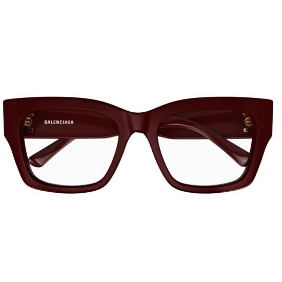  발렌시아가 선글라스 BB0325O 009 BURGUNDY BURGUNDY TRA - BALENCIAGA