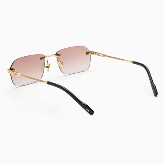  버스트 아웃 선글라스 TRAVIS SQUADRATO ORO MARRONE FLASH ORO - BUST OUT