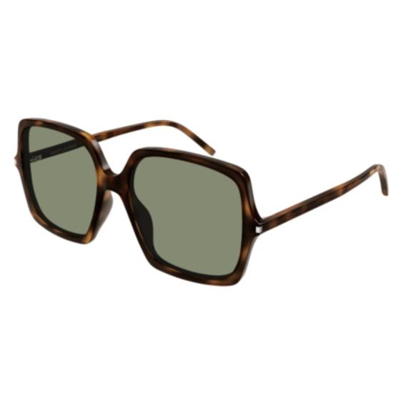  생로랑 선글라스 SL 591 002 HAVANA HAVANA GREEN - SAINT LAURENT