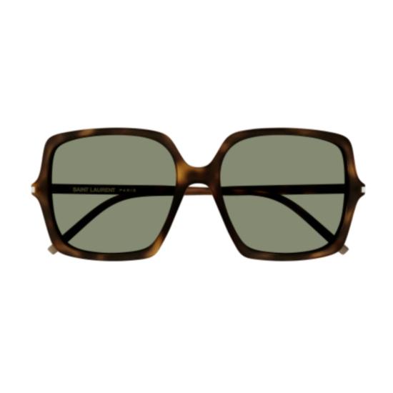  생로랑 선글라스 SL 591 002 HAVANA HAVANA GREEN