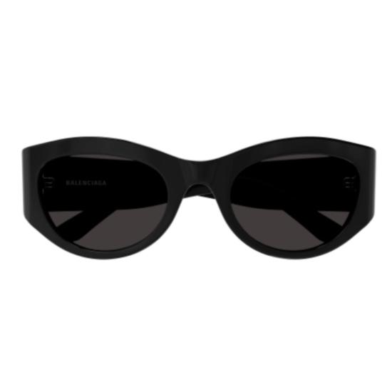  발렌시아가 선글라스 BB0330SK 001 BLACK BLACK GREY