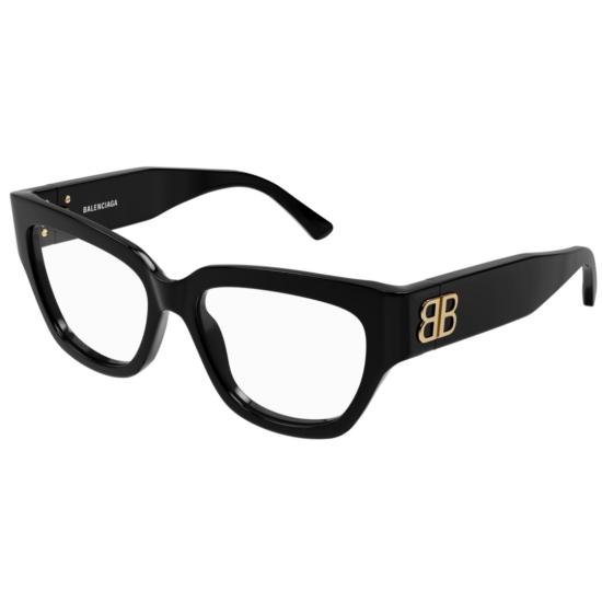  발렌시아가 선글라스 BB0326O 001 BLACK BLACK TRANSPARE - BALENCIAGA