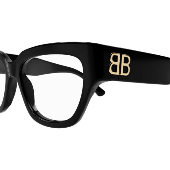  발렌시아가 선글라스 BB0326O 001 BLACK BLACK TRANSPARE - BALENCIAGA