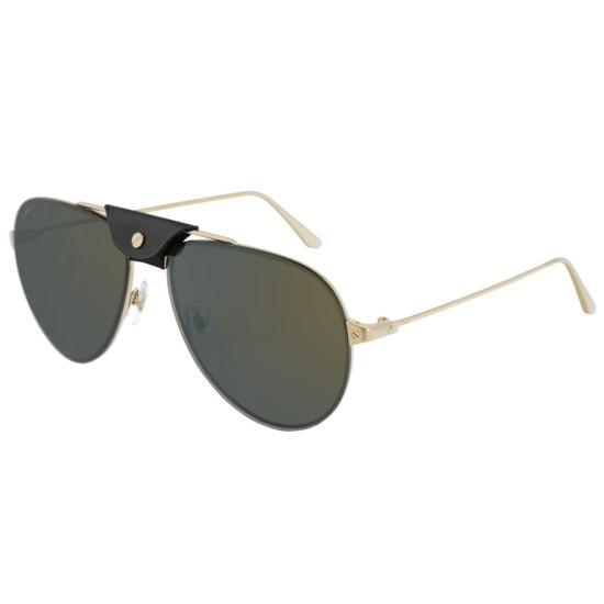  까르띠에 선글라스 CT0166S 002 GOLD GOLD GREY