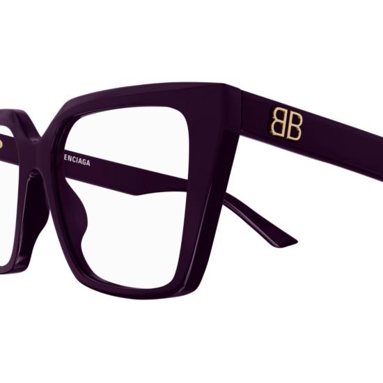  발렌시아가 선글라스 BB0130O 009 VIOLET VIOLET TRANSPA - BALENCIAGA