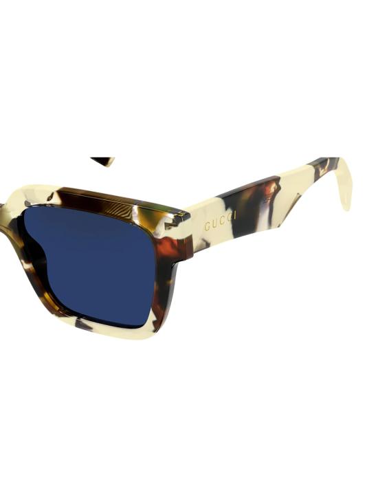  구찌 선글라스 GG1626S 001 HAVANA HAVANA BLUE - GUCCI