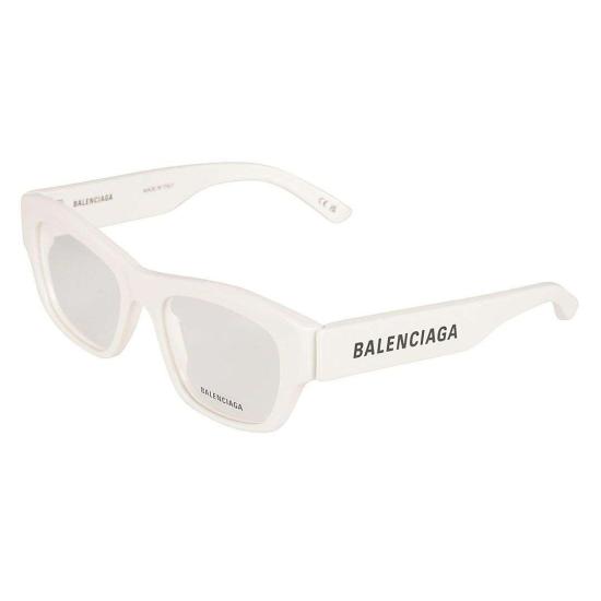  발렌시아가 선글라스 BB0264O 003 WHITE WHITE TRANSPARE - BALENCIAGA