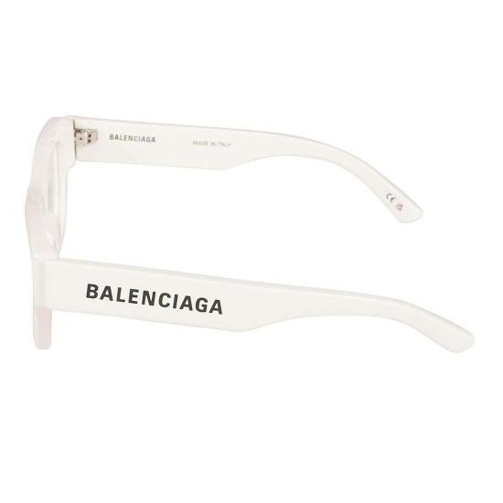  발렌시아가 선글라스 BB0264O 003 WHITE WHITE TRANSPARE - BALENCIAGA